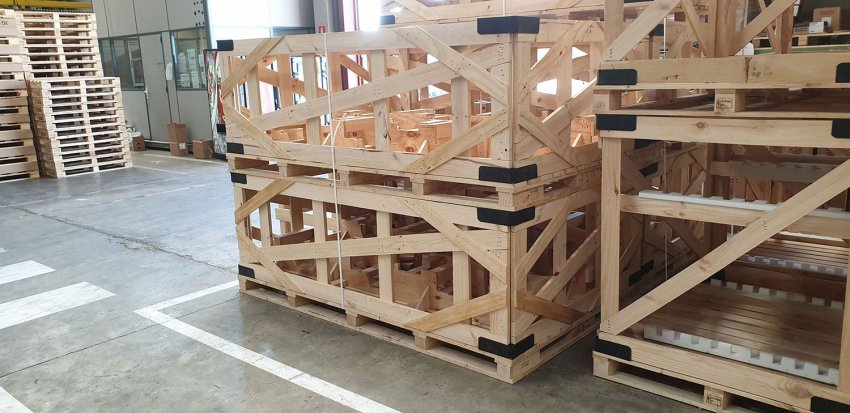 Embalaje industrial de madera en Valencia